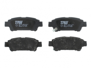 Купить GDB3249 TRW Тормозные колодки задние Avensis (2.0 D-4D, 2.0 VVT-i, 2.4 VVTi GLS) с звуковым предупреждением износа